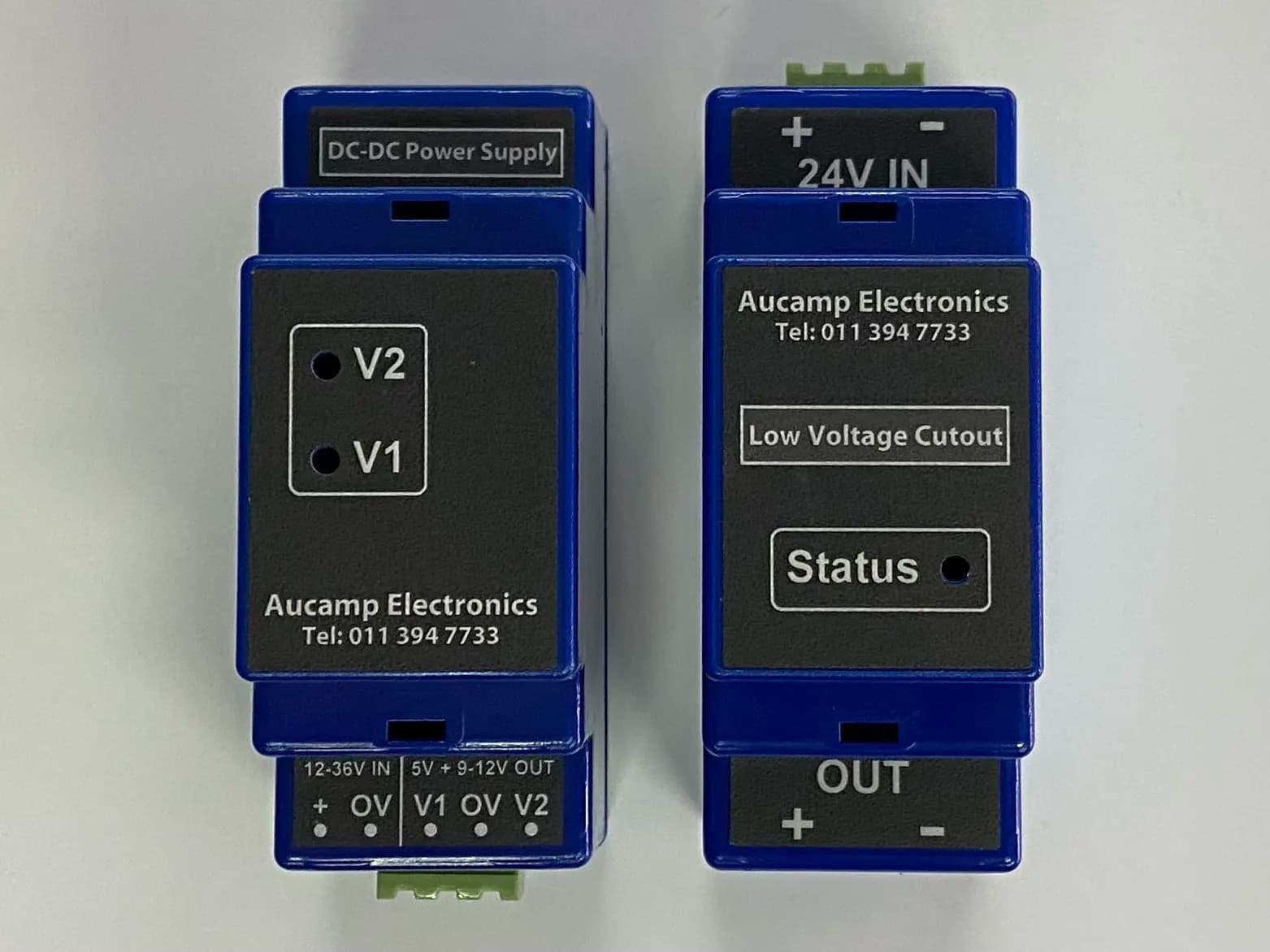 Aucamp Electronics product label