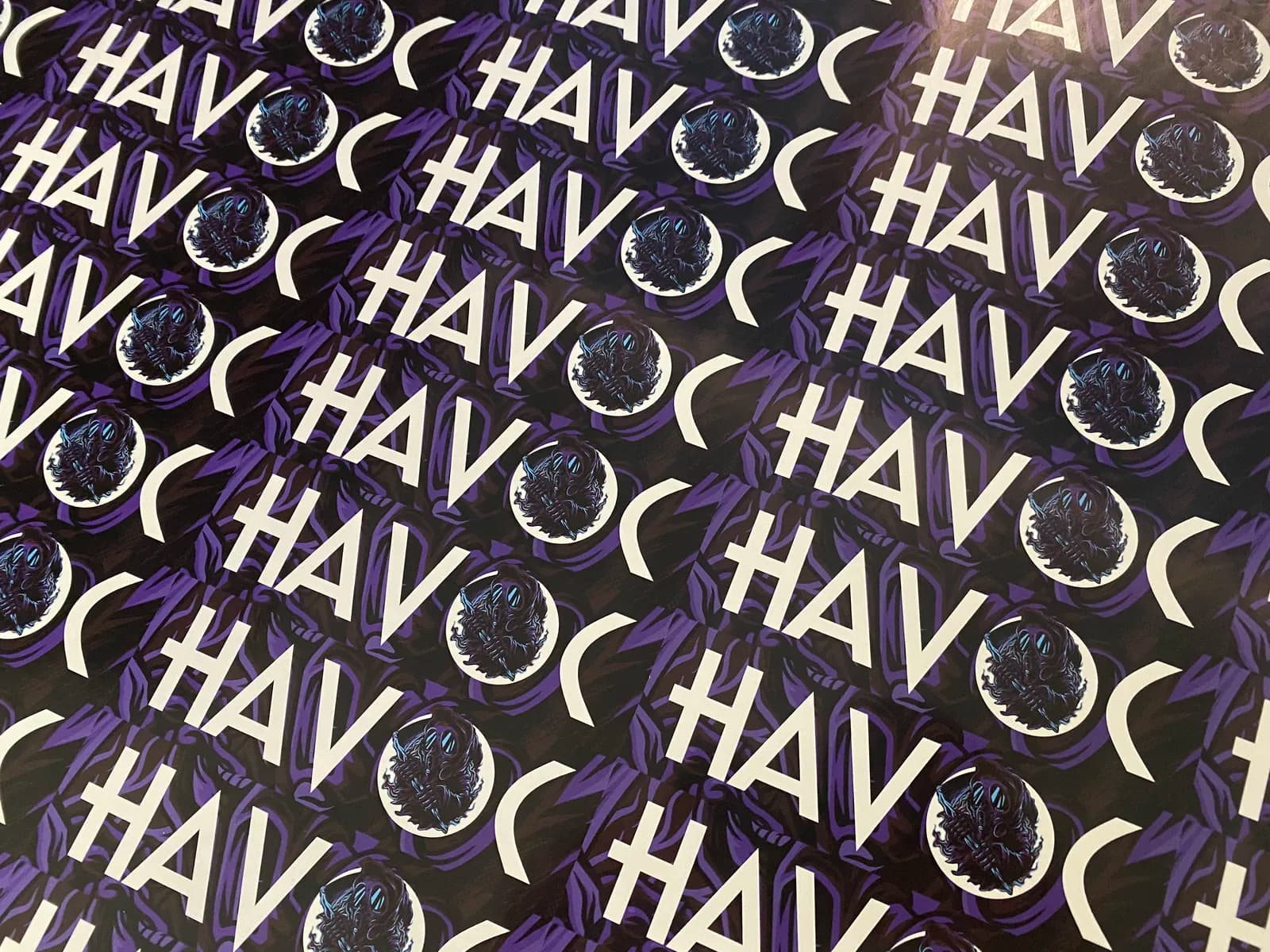 HAVOC brand stickers